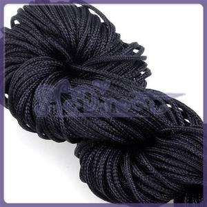 Bundle Black Nylon Cord Rope Chinese Knot Gift Cord  