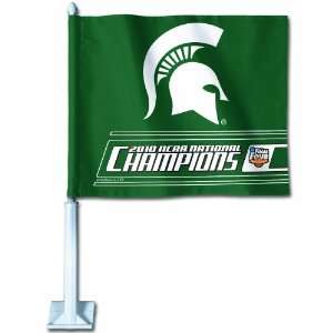  NCAA Michigan State Final Four Champs Car Flag Sports 