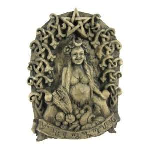  Small Celtic Goddess Habondia Wall Plaque Pagan