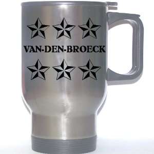   VAN DEN BROECK Stainless Steel Mug (black design) 