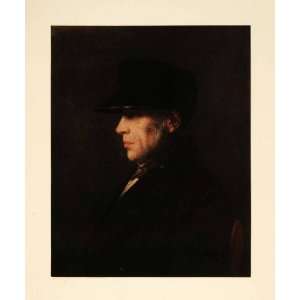   Dutch Artist Portrait Hat   Orig. Tipped in Print