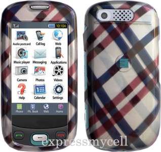 Premium Hard Case Cover Bell Rogers SAMSUNG IMPACT T746 BLUE BROWN 