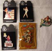 Lot of Disney Jessica Roger Rabbit Nurse Anniversary Wild West LE Pins 
