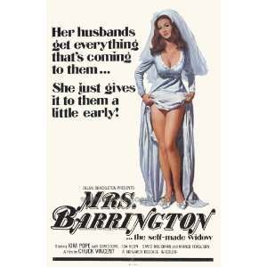  Mrs. Barrington (1974) 27 x 40 Movie Poster Style A