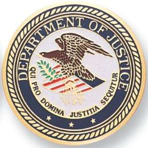  Department Of Justice Insert / Award Medal
