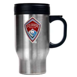  Sports MLS COLORADO RAPIDS 16oz Stainless Steel Travel Mug 