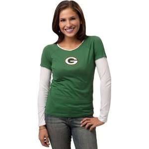  Green Bay Packers Womens Green Logo Premier Too Long 