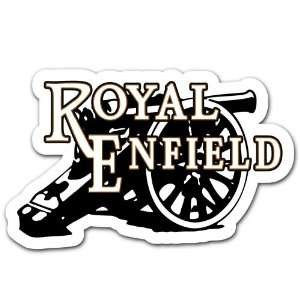 Royal Enfield Motorcycle Car Bumper Sticker Decal 6x3.5