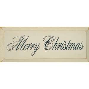  Merry Christmas (Script) Wooden Sign