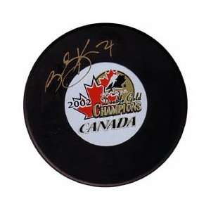  Becky Kellar Autographed Olympic Puck
