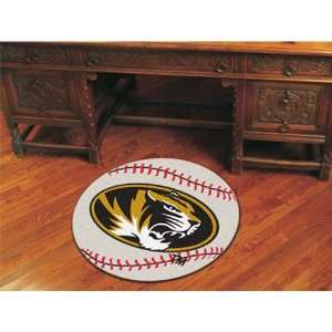   Missouri Tigers NCAA Baseball Round Floor Mat (29) Everything Else
