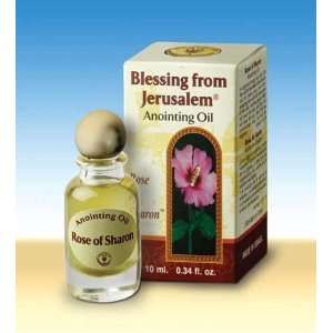 Rose of Sharon Jerusalem Anointing Oil 0.34 fl.oz from the Land of the 