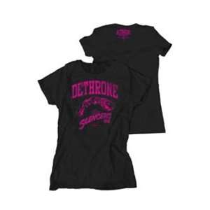  Dethrone Womens Silencers T Shirt: Sports & Outdoors