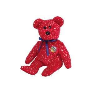  TY Beanie Baby   DECADE the Bear (Red Version) Toys 