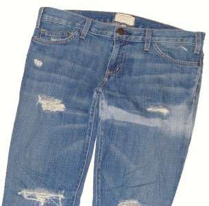 30 x 32 CURRENT ELLIOTT The SKINNY DESTROYED JEANS Womens  