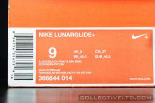 Nike Lunarglide+ free run hoa PEK max BLACK PINK 9  