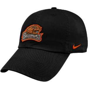  Nike Oregon State Beavers Black Mascot Campus Hat: Sports 