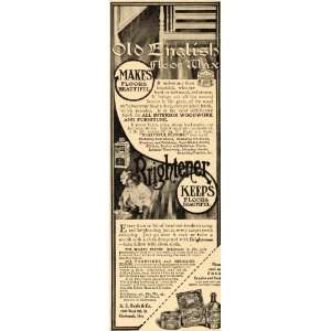  1910 Ad Boyle Old English Floor Wax Brightener Home 