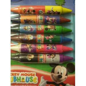   Mickey Mouse Clubhouse Set of 6 Double Sided Crayons Toys & Games