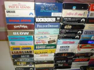 Lot Of Vintage VHS Movies WholeSale Star Trek Series  