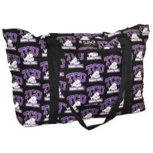    TCU Texas Christian Deluxe Tote Bag by Broad Bay