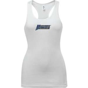  Merrimack Warriors White Womens Logo Tank Top: Sports 