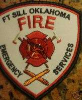 US ARMY, FT.SILL OKLAHOMA , FIRE EMERGENCY SERVICES  