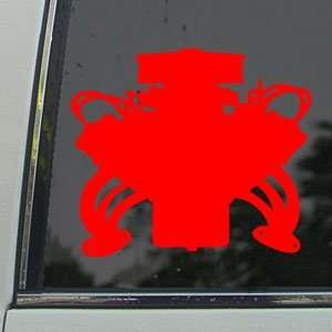  Hot Hemi Hot Rod Race Motor Red Decal Window Red Sticker 