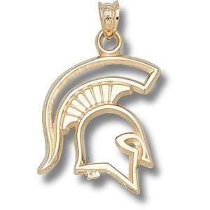  Michigan State University Spartan Pendant (Gold Plated 