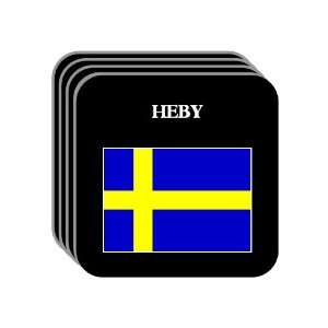  Sweden   HEBY Set of 4 Mini Mousepad Coasters 