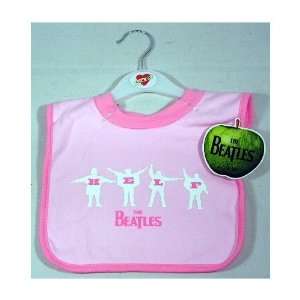  The Beatles Help Baby Pink Bib 
