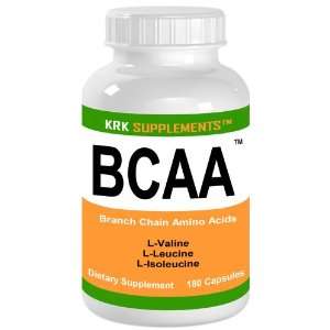  BCAA 180 Capsules Branched Chain Amino Acids L Valine L 