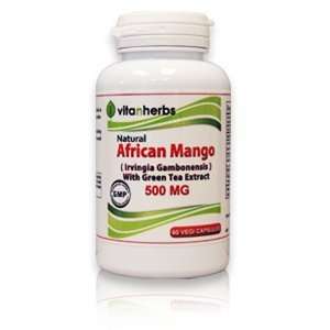  Vitanherbs Natural African Mango, 500 mg, 60 Vegi Capsules 
