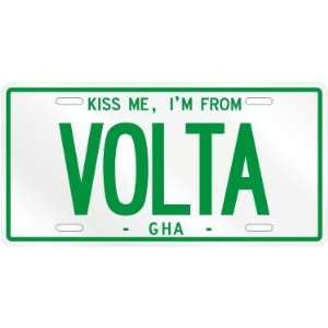  NEW  KISS ME , I AM FROM VOLTA  GHANA LICENSE PLATE SIGN 