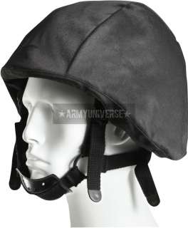 Black Tactical Army Kevlar Helmet Cover (Item # 9656)