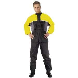 RIVER ROAD RAINSUIT HIGH DRY BLK/YEL MD