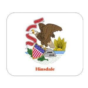  US State Flag   Hinsdale, Illinois (IL) Mouse Pad 