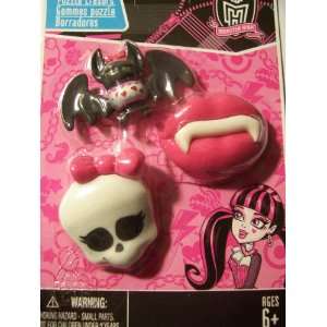  Monster High Puzzle Erasers ~ Batty for You!: Office 