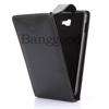 Black Flip Leather Pouch Case Cover for Samsung Galaxy Note i9220 GT 