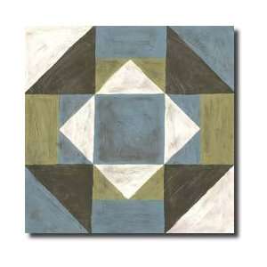  Patchwork Tile Iii Giclee Print: Home & Kitchen