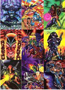 Marvel Flair Annual 1994 Complete 150 Card Set X Men  