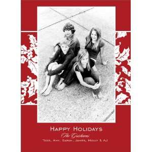  Red Holiday Holly   100 Cards