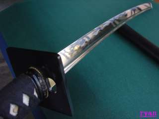   Japanese Katana Samurai Sword Foursquare Tsuba Razor Sharp Blade