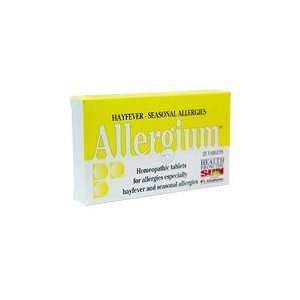  Homeopathy Allergium   25 tabs., (Health From The Sun 