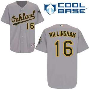  Josh Willingham Oakland Athletics Authentic Road Cool Base 