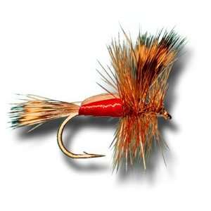  Humpy   Red Fly Fishing Fly: Sports & Outdoors