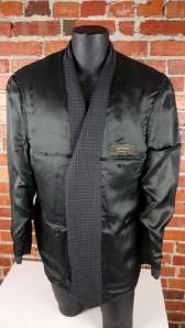   44R Black Wool Blazer Jacket Sport Suit Coat Lined Von Maur  