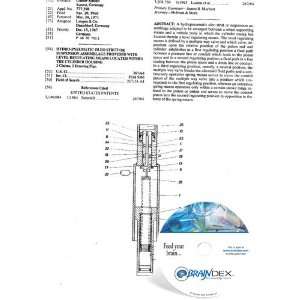  NEW Patent CD for HYDRO PNEUMATIC OLEO STRUT OR SUSPENSION 