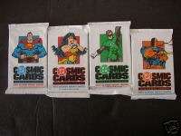 1991 IMPEL DC COMICS COSMIC CARDS UNOPENED FOIL PACK  