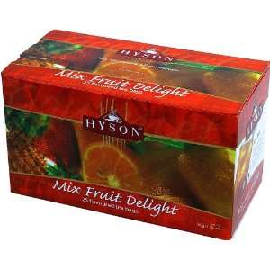 HYSON Filter Bag Tea, Mix Fruit Delight, 25 Count (Pack of 6)  